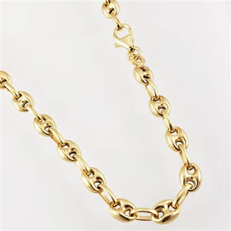 cadena gucci de oro 14k